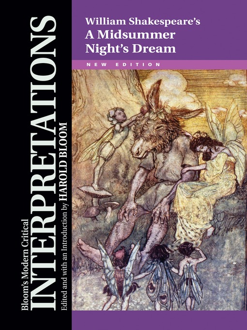 Title details for A Midsummer Night's Dream William Shakespeare by Harold Bloom - Wait list
